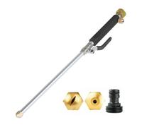 High Pressure Car Washer - Portable Power Washer with Copper Nozzle, Heavy Duty Water Sprayer for Car Cleaning, Garden Watering, Patio Washing, 1/4" Quick Connector(Black,Type1)