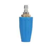 High-Pressure Cleaner Turbine Nozzle 1pc Water Gun Cleaner Accessory 4000PSI 4.0 Gpm for High Pressure Washer 1/4 Quick Connect Rotating Turbo Nozzle Car Washer(Blue 4000psi)