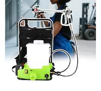 High Pressure Cordless Wall Spray Gun Backpack, 500w Motor Delivers 1.2l/Min Flow, 14.3lb Lightweight Frame With 5ft Hose For Ceilings/Fences, Handles Latex/Chalk-Type Coatings NoPowerCord
