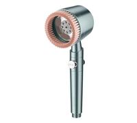 High Pressure Filter Shower Head 5 Modes Pressurized Booster Rainfall Handheld Stop Adjustable with Massage Bathroom Acessories for Bathrooms and Showers(Green)