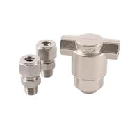 High Pressure Filters with Double Ferrule Pipe Straight Fitting 3/8" Tube to 1/4" Male Spray System Accessories