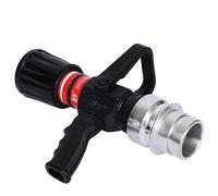 High Pressure Fireman's Spray Nozzle, Heavy Duty Metal Hose Sprayer, Nozzle Hose Sprayer, Ergonomic Grip and Lever Handle, for Cleaning, Watering Garden Street, Washing Cars, Extinguishing