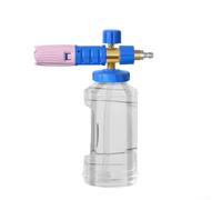 High Pressure Foam Sprayer, 4000 PSI 1000Ml High Pressure Foam Sprayer With Adjustable Foam And Stainless Steel Nozzles For Car (Blue pink)