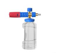 High Pressure Foam Sprayer, 4000 PSI 1000Ml High Pressure Foam Sprayer With Adjustable Foam And Stainless Steel Nozzles For Car (Red and blue)