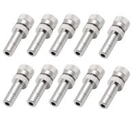 High Pressure Fogging Spray Head，Misting Nozzles， Misting Nozzles Pack of 10 0.1-0.8mm Landscaping Cooling Humidification(0.8mm)