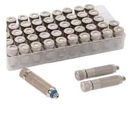 High Pressure Fogging Spray Head，Misting Nozzles， Misting Nozzles Pack of 50 Multiple Orifice Sizes for Outdoor Cooling Garden Dust Control(Orifice 0.6mm)