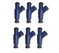 High Pressure Fuel Injector 6pcs Automobile Fuel Injector Car Fuel Injectors Nozzle Auto Engine Parts for Benz 3.2L 2.6L V6 OEM:0280156014 Fuel Injector Nozzle