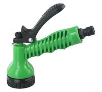 High Pressure Garden Hose Nozzle Plastic 7 Spray Patterns Jet Shower | Easy installation fits most hoses Lightweight plastic body For car cleaning and gardening Multi-purpose nozzle