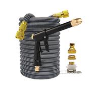 High Pressure Garden Water Hose Expandable Magic Flexible 5-15 Meters Pipe Garden Farm Irrigation Car Wash Gun