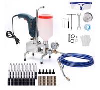 High Pressure Grouting Machine, Electric Concrete Injection Pump with 2.5L Barrel, Mortar Plugging Machine, Building Crack Filling Sealing Machines for Construction Concrete Repair(1)