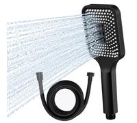 High Pressure Handheld Shower & 1.5m Hose Set, 3 Adjustable Spray Modes