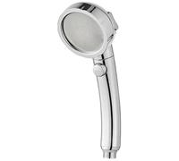 High Pressure Handheld Shower Head, Showerhead with ON/Off Pause Switch, 3 Shower Modes for Detachable Cleaning (Silvery)