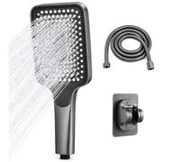 High Pressure Handheld Shower Head with 1.5m Shower Hos, No Drill Bracket