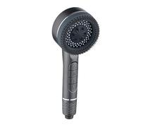 High Pressure Handheld Showerhead 5 Spray Modes Rainfall Design One Click Water Release Filter Included Bathroom Accessory Thermostatic Column (A 26X13.5X6CM)