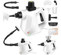 High Pressure Handheld Steam Cleaner, Hand Held Steam Cleaners, IPX4 Portable Steamer with 7-Piece Accessories for Multi-Surface Stain Removal, for Stain Removal, Car, Sofa, Floor, Bathroom, Glass