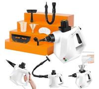 High Pressure Handheld Steam Cleaner, Hand Held Steam Cleaners,Portable Steamer with 7-Piece Accessories for Multi-Surface Stain Removal, for Stain Removal, Car, Sofa, Floor, Bathroom, Glass