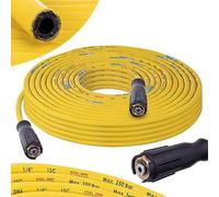 High Pressure Hose 20m Extension 250bar Yellow Steel braiding DN6 M22 Compatible with Kärcher HD HDS