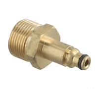 High Pressure Hose Adapter for Power Washer Systems M22 Male Thread to MM Brass Fitting Resists Up to 3200 Psi (for AR)