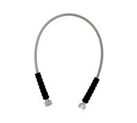 High pressure hose, CO2 hose for wall fitting, 1m - 2 x hexagon nuts