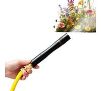 High Pressure Hose Nozzle - Aluminum Alloy Sprayer | Adjustable Patterns, Q | 20x2.5cm, Brass Fittings, Non-Slip Grip, for Car Wash, Garden, Patio, Pet Bath & Balcony
