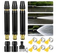 High Pressure Hose Nozzle Garden Hose Attachments Adjustable Spray Patterns