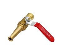 High Pressure Hose Nozzle Heavy Duty Brass Water Nozzles for Garden Hoses 1/2'' Connector Sprayer High Pressure Nozzle