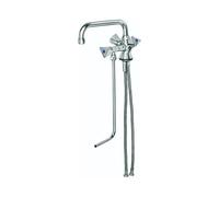 High Pressure Kitchen Mixer Faucet Chrome 27cm Single Basin