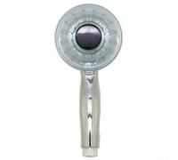 High Pressure LED Shower Head with Hose Connection - Temperature Control Light Display - 3 for Spray Modes Rain Massage Mix - Water Saving ABS Bathroom Fixture