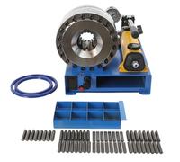 High Pressure Manual Hydraulic Hose Crimping Machine with 8 Dies, Hydraulic Hose Crimping Tool Portable Hydraulic Hose Crimper Hose Pipe Crimping Shrinking Machine 3/4-1inch