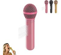 High-Pressure Microphone Shower Head, Microphone-Shaped Creative Showerhead, Handheld Vintage Detachable Rain Shower, Easy Installation, High Pressure Flow, Fun Bath Accessory (#B)