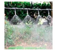 High-pressure Misting Systems Outdoor, Heavy-duty Mister Cooling Kit Irrigation System for Garden/Greenhouse/Lawns, Flexible Misting Sprinkler Hose Set