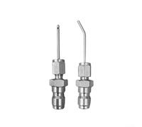 High Pressure Needle Nozzle Set for Front Load Washer Drum Cleaning Water Heater Inlet Valves and Patio Grout Lines (short)