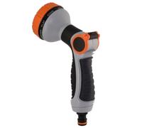 High Pressure Nozzle, Adjustable Water Sprayer Head, 8.27x6.3x2.56 Inches Stream with Flow Control, ABS Spray Handle, Garden Tool with Ergonomic Design, Outdoor Cleaning for Lawn and Cars