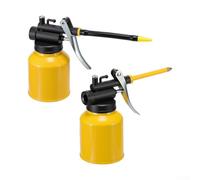 High Pressure Oil Can Manual Lubricator, Grease Bottle with Rust Proof Design, 100ml Engine Oil Filling Tool for Hydraulic Machine Lubrication and Industrial Spray Tasks(C)