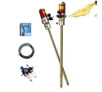 High Pressure Pneumatic Grease Pump, Heavy Duty Air Grease Gun with Extended Oil Hose for Workshops & Construction Sites