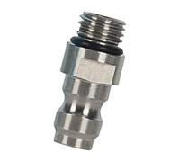 High Pressure Pneumatic Quick Connection Coupler 40MPa Check Valves M8x1 Fitting Fit for Industrial Use Air Compressors Heavy Duty Inflation Valves Adapters
