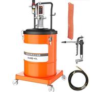 High-Pressure Portable Air Operated Grease Pump Set with Hydraulic Hose for Construction Machinery and Farm Equipment Maintenance
