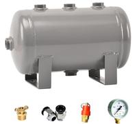 High Pressure Portable Air Tank - Replacement Air Compressor Tank Kit for Storing Gas, Horizontal Air Canister, 2.11 Gallon Capacity
