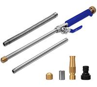 High Pressure Power Washer Wand, Watering Sprayer Cleaning Tool, Hydro Jet Water Hose Nozzle, Wand Lance for Gutter Patio Car Pet Window Blue