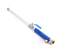 High Pressure Power Washing Wand Car Washer Sprayer with Adjustable Fan Nozzle Heads Ergonomic TPR Handle Save Effort Buckle for Garden Cleaning Watering Flowers Floor