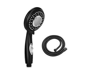 High-Pressure Rain Shower Head Set with Hose & On/Off Switch - 5 Modes Bathroom Shower Nozzle Kit for Ultimate Spa Experience Easy Installation