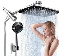 High Pressure Rain Shower System, Adjustable Handheld Shower Head Kit, Anti Clog Nozzle Spray Panel, Smart Angle Control Rod Unit, 5 Mode Filter Showerr Head, Bathroom Hotel Use