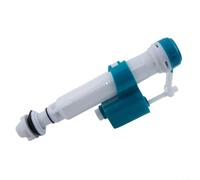 High Pressure Rated Toilet Tank Fill Valve Featuring Bottom Entry Port and Siphon-Driven Fill Float Technology