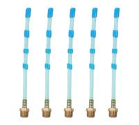 High-Pressure Rotating PU Hose 6-9.2 Bar Car Clean(5Pcs) | 6-9.2 Bar pressure, removes dirt debris pet hair, high-speed rotation, rubber build