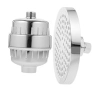 High-Pressure Rotating Showerhead Filter - Hard Water Softener & Purifier for Enhanced Skin Care Bathroom Water Quality Improvement Adjustable Spray System