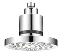 High Pressure Shower Filter Head - Silver Water Softener for Hard Water Advanced Filtration System for Clean Soft Water Experience Enhances Shower Quality