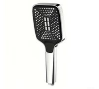 High Pressure Shower Head 3 Mode Chrome Handset Adjustable Spray Rainfall Pulse Mixed Mode Wall Mounted Handheld Shower Head With On Off Switch For Low Pressure Home Bathroom Shower(Silver)