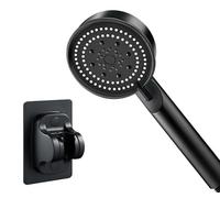 High Pressure Shower Head - 5 Modes With Filtered Design, No Punch Base, Turbo Powerful for Low Water Pressure, Fits Shower Hose