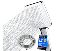 Shower Head and Hose Six Modes, High Pressure Shower Heads with Hose Set 1.5m, Power Shower Head for Low Pressure