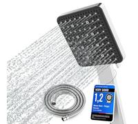 High Pressure Shower Head and Hose Set[TESTSIEGER], Power ShowerHead 6 Mode